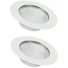 Deals, Discounts & Offers on  - Aoito Kitchen Sink, Basin Stainless Steel Push Down Strainer(11 cm Set of 2)