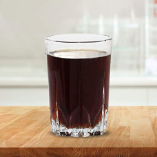 Deals, Discounts & Offers on  - Yera T9FC Classic Glass Tumbler (Transparent, 255 ml)- 6 Pieces