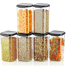 Deals, Discounts & Offers on  - SR Unbreakable Air Tight Square Plastic Containers Set