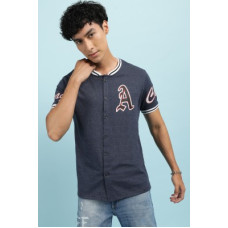 Deals, Discounts & Offers on  - FTXMen Regular Fit Printed Mandarin Collar Casual Shirt