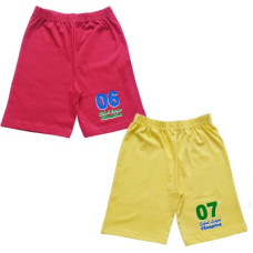 Deals, Discounts & Offers on  - BillionShort For Boys Casual Printed Cotton Blend(Multicolor, Pack of 2)