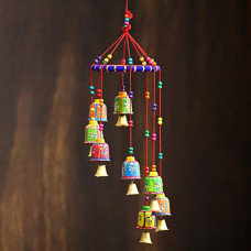 Deals and Offers on - eCraftIndia handicrafted Decorative Wall/Door/Window Hanging Bells Wind Chimes Showpiece Deals, Discounts & Offers on - eCraftIndia handicrafted Decorative Wall/Door/Window Hanging Bells Wind Chimes Showpiece