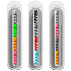Deals, Discounts & Offers on  - Sounce Spiral Charger 12 Pcs Cable Protector Data Cable Saver Charging Cord Protective Cable Cover Headphone MacBook Laptop Earphone Cell Phone Set of 3
