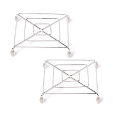 Deals and Offers on - Embassy Stainless Steel Trivet/Table Ring, Square, Size Big (16 cms) - Pack of 2 Deals, Discounts & Offers on - Embassy Stainless Steel Trivet/Table Ring, Square, Size Big (16 cms) - Pack of 2