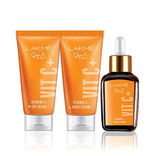 Deals, Discounts & Offers on Beauty Care - Lakme Vitamin C+ Day Cream 50 g, Night Cream 50 g and Serum 30 ml