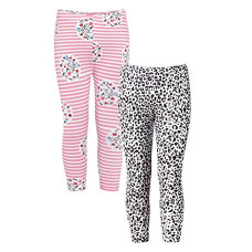 Deals and Offers on - Naughty Ninos Girls Cotton Girls Pack of 2 Printed Ankle-Length Leggings Deals, Discounts & Offers on - Naughty Ninos Girls Cotton Girls Pack of 2 Printed Ankle-Length Leggings