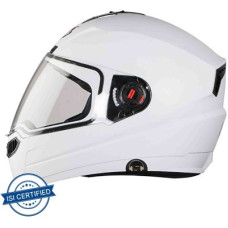Deals, Discounts & Offers on  - Steelbird SBA-1 7Wings Hands Free Full Face Helmet Motorbike Helmet(White with Plain Visor)