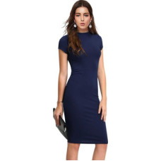 Deals, Discounts & Offers on  - [Sizes S, M, L, XL] MaheshviWomen Bodycon Dark Blue Dress