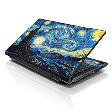 Deals and Offers on Laptop Accessories - Elton Van Gogh Starry Night Theme Laptop Skin Sticker Decal,13.3 Deals, Discounts & Offers on Laptop Accessories - Elton Van Gogh Starry Night Theme Laptop Skin Sticker Decal,13.3