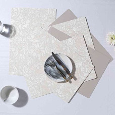 Deals and Offers on - Wonderchef Valentina Set of 6 Floral & Solid Pattern Reversible Placemat Deals, Discounts & Offers on - Wonderchef Valentina Set of 6 Floral & Solid Pattern Reversible Placemat