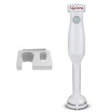 Deals and Offers on - Lifelong Stainless Steel 300 W Hand Blender | Low Noise | Anti-Splash (Llhb04, White), 300 Watt Deals, Discounts & Offers on - Lifelong Stainless Steel 300 W Hand Blender | Low Noise | Anti-Splash (Llhb04, White), 300 Watt