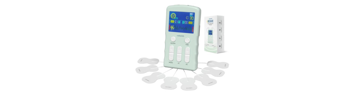 Buy Caresmith Revive Tens Machine for Physiotherapy, Dual Channels, 25  Modes & 50 Intensity Levels, Rechargeable Electric Massager Therapy Machine