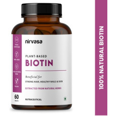 Deals, Discounts & Offers on  - Nirvasa Plant Based Biotin Tablet For Hair Growth & Glowing Skin(60 Tablets)