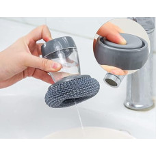 Deals, Discounts & Offers on Home Improvement - Hells Kitchen Stainless Steel Replaceable Wired Cleaning Scrubber Brush Pot Brush Dish Washing Brush with Plastic Handle Cleaning Tool (Pack of 1)