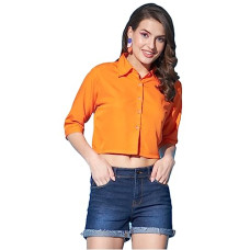 Deals, Discounts & Offers on Women - FUNDAY FASHION Women Boxy Fit Solid Casual Shirt