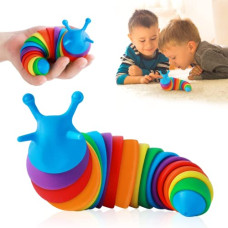 Deals and Offers on - COOLCOLD Kids Toy, Small Slug Fidget Toys, Baby Toys, Sensory Toys for Kids, Clicky Sound Making Toy, Flexible Stretchable Joints Toy Deals, Discounts & Offers on - COOLCOLD Kids Toy, Small Slug Fidget Toys, Baby Toys, Sensory Toys for Kids, Clicky Sound Making Toy, Flexible Stretchable Joints Toy
