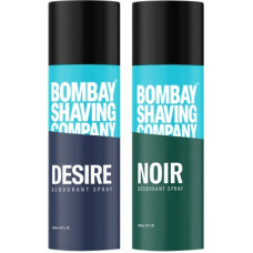 Deals and Offers on - BOMBAY SHAVING COMPANY Desire & Noir 150ml x 2 Combo Deodorant Spray Deodorant Spray - For Men(300 ml, Pack of 2) Deals, Discounts & Offers on - BOMBAY SHAVING COMPANY Desire & Noir 150ml x 2 Combo Deodorant Spray Deodorant Spray - For Men(300 ml, Pack of 2)