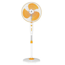 Deals, Discounts & Offers on  - Havells Trendy High Speed 400mm Pedestal Fan (White Yellow)