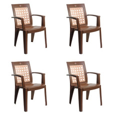 Deals and Offers on Furniture - Cello Impact Set of 4 Chairs (Sandalwood Brown) Deals, Discounts & Offers on Furniture - Cello Impact Set of 4 Chairs (Sandalwood Brown)