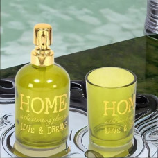 Deals and Offers on - @home by Nilkamal Amazing Printed Glass Bath Set Deals, Discounts & Offers on - @home by Nilkamal Amazing Printed Glass Bath Set