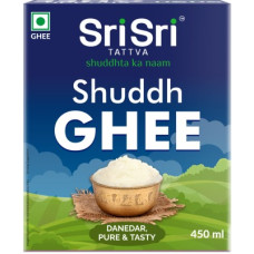 Deals, Discounts & Offers on Food and Health - Sri Sri Tattva Shuddh Ghee - Danedar, Pure & Tasty 450 ml Tetrapack