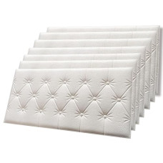 Deals and Offers on Home Improvement - FLETIX 3D Self Adhesive Foam White Wallpaper Panels Deals, Discounts & Offers on Home Improvement - FLETIX 3D Self Adhesive Foam White Wallpaper Panels