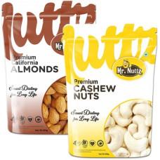 Deals and Offers on Food and Health - Mr.Nuttz Premium California Almond (500g) & W320 Cashew (500g) 1kg Dry Fruits Combo Pack- Almonds, Cashews(2 x 0.5 kg) Deals, Discounts & Offers on Food and Health - Mr.Nuttz Premium California Almond (500g) & W320 Cashew (500g) 1kg Dry Fruits Combo Pack- Almonds, Cashews(2 x 0.5 kg)