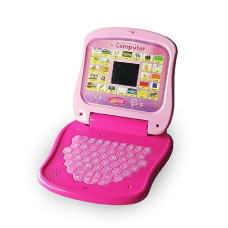 Deals, Discounts & Offers on Electronics - ToyMagic Kids Laptop Computer Toy|Alphabet & Number Chart with LED Display|Activity Set Learning & Educational Toy with Music & Sound|Birthday Gift