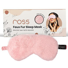 Deals, Discounts & Offers on  - Ross 100% Mulberry Silk Faux Fur Sleep Mask Eye Mask, Super Smooth