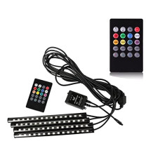 Deals, Discounts & Offers on  - Kingsway Atmosphere Music Control Multicolor 15 Led Foot Strip Light - Universal