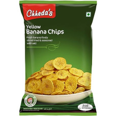 Deals, Discounts & Offers on  - Chheda's - Yellow Banana Chips - Banana Wafers - Crispy Chips - Tasty Yummy Snacks - 300 Gm Pack of 1