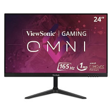 Deals, Discounts & Offers on  - ViewSonic Omni Gaming 24 Inch 165Hz FHD Gaming Monitor with AMD FreeSync Premium, Frameless Design,1Ms, Flicker Free, Speakers, 2xHDMI, DP, and 5 Year Warranty Upon Registration - VX2418-P-MHD