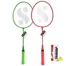 Deals and Offers on - Silver's Junior JB-190 Combo-5 (2 Badminton Rackets, 3 Plastic Shuttlecock) Deals, Discounts & Offers on - Silver's Junior JB-190 Combo-5 (2 Badminton Rackets, 3 Plastic Shuttlecock)