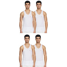 Deals and Offers on Men - LUX VENUS Men's Cotton Vest (Pack of 4) Deals, Discounts & Offers on Men - LUX VENUS Men's Cotton Vest (Pack of 4)