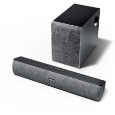 Deals and Offers on - Mivi Fort S36 Soundbar With Subwoofer, 36W, 2.1 Channel, BT V5.3 Sound bar 36 W Bluetooth Soundbar(Black, 2.1 Channel) Deals, Discounts & Offers on - Mivi Fort S36 Soundbar With Subwoofer, 36W, 2.1 Channel, BT V5.3 Sound bar 36 W Bluetooth Soundbar(Black, 2.1 Channel)