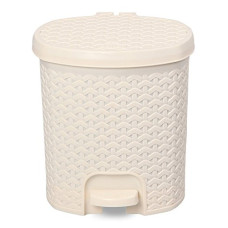 Deals and Offers on - Cello Classic Plastic Pedal Bin 2, 12 Liters, Ivory Deals, Discounts & Offers on - Cello Classic Plastic Pedal Bin 2, 12 Liters, Ivory