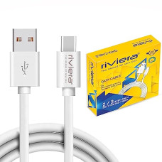 Deals and Offers on - Riviera USB to Type C PVC Data Sync Cable, Tough and Durable Charging Solution Deals, Discounts & Offers on - Riviera USB to Type C PVC Data Sync Cable, Tough and Durable Charging Solution