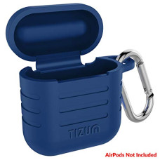Deals, Discounts & Offers on  - Tizum Apple AirPods Case Silicone-Shockproof Case Cover with Carabiner Hook