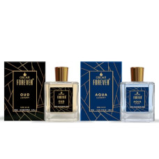 Deals, Discounts & Offers on Beauty Care - Oscar Forever Aqua & Oud Luxury Gift Set For Unisex 2x100 ml | Fresh & Oud Long Lasting Fragrance | Eau De Parfum (EDP) | Pack of 2