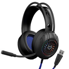 Deals and Offers on - EvoFox Aurora USB Gaming wired Over Ear Headphones With 7.1 Dynamic Surround Sound | Adjustable Boom Mic | RGB Backlight | Protein Leather Ear Cushion | In-Line Controls | Braided Cable (Black) Deals, Discounts & Offers on - EvoFox Aurora USB Gaming wired Over Ear Headphones With 7.1 Dynamic Surround Sound | Adjustable Boom Mic | RGB Backlight | Protein Leather Ear Cushion | In-Line Controls | Braided Cable (Black)