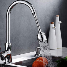 Deals and Offers on Home Improvement - Styxon Sink Faucet Sprayer Attachment 360 Rotatable Kitchen Tap Head Replacement,Anti-Splash Faucet Nozzle Head with Hose and Universal Connector | Silver Deals, Discounts & Offers on Home Improvement - Styxon Sink Faucet Sprayer Attachment 360 Rotatable Kitchen Tap Head Replacement,Anti-Splash Faucet Nozzle Head with Hose and Universal Connector | Silver
