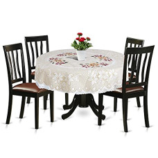 Deals and Offers on Furniture - Kuber Industries Cotton Round Table Cover with Flower Design Deals, Discounts & Offers on Furniture - Kuber Industries Cotton Round Table Cover with Flower Design