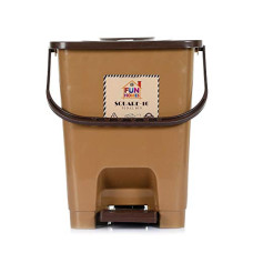 Deals and Offers on - Fun Homes Square Premium Plastic Pedal Dustbin with Lid Deals, Discounts & Offers on - Fun Homes Square Premium Plastic Pedal Dustbin with Lid