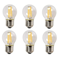 Deals, Discounts & Offers on  - Desidiya Edison Tungsten Filament Round Antique Glass G45 Light Bulbs Pack of 6 Vintage Base E27 Bulb Yellow Light For Home Decoration Living Room/Hall/Balcony/Restaurant Bar Lighting