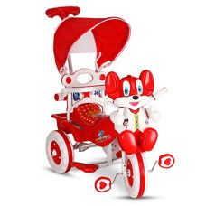 Deals, Discounts & Offers on  - Amardeep Baby Tricycle Red 86 * 64 * 33 cms 1-3 yrs W/Shade and Parental Control