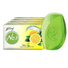 Deals, Discounts & Offers on  - Godrej No.1 Lime & Aloe Vera Soap - Pack of 4 (150g each) - High TFM (Grade 1 Soap) | Soaps For Bath | Long-Lasting Fragrance