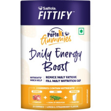 Deals and Offers on - Saffola Fittify Fittify The Perfekt Gummies For Daily Energy Boost Multi Vitamins&Minerals 30Nos(144 g) Deals, Discounts & Offers on - Saffola Fittify Fittify The Perfekt Gummies For Daily Energy Boost Multi Vitamins&Minerals 30Nos(144 g)