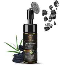 Deals and Offers on Beauty Care - Khadi Natural Activated Bamboo Charcoal Foaming Face Wash With In- Built Face Brush | Anti-Pollution Face Wash| Face Wash for Removing Dead Skin Cells |Minimizes fine lines|Suitable Deals, Discounts & Offers on Beauty Care - Khadi Natural Activated Bamboo Charcoal Foaming Face Wash With In- Built Face Brush | Anti-Pollution Face Wash| Face Wash for Removing Dead Skin Cells |Minimizes fine lines|Suitable