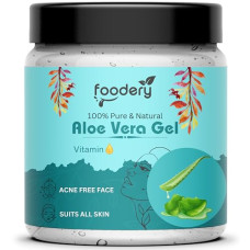Deals and Offers on Beauty Care - Foodery Aloe Vera Gel For Face, with Pure Aloe Vera & Vitamin E Deals, Discounts & Offers on Beauty Care - Foodery Aloe Vera Gel For Face, with Pure Aloe Vera & Vitamin E