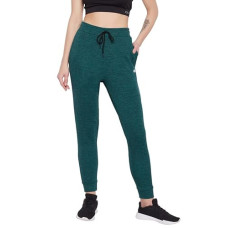 Deals and Offers on Women - Clovia Women's Chic Basic Active Joggers in Teal Deals, Discounts & Offers on Women - Clovia Women's Chic Basic Active Joggers in Teal
